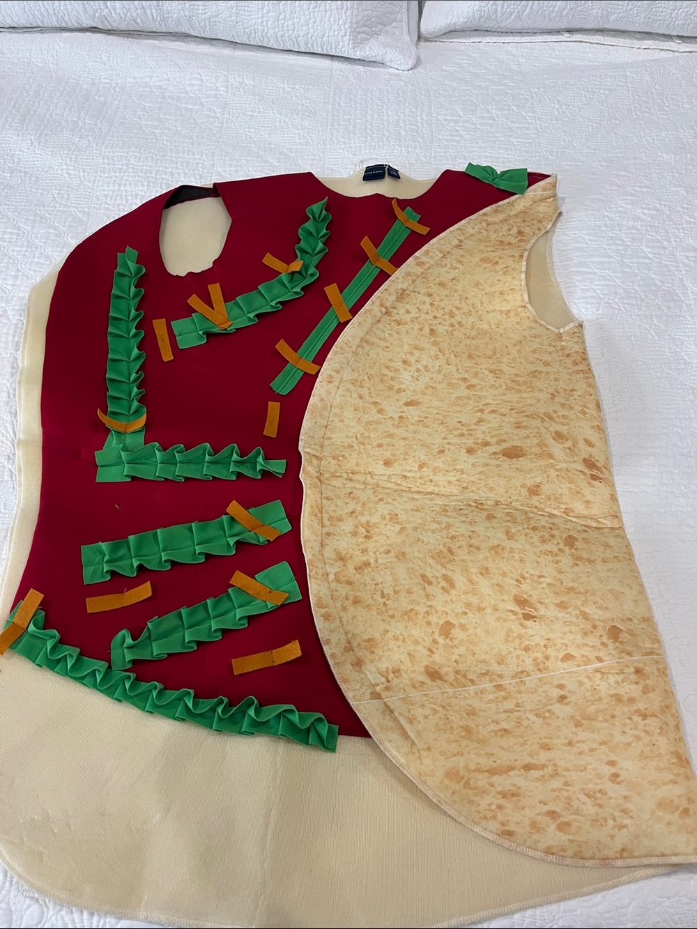 Adult/teen costume taco